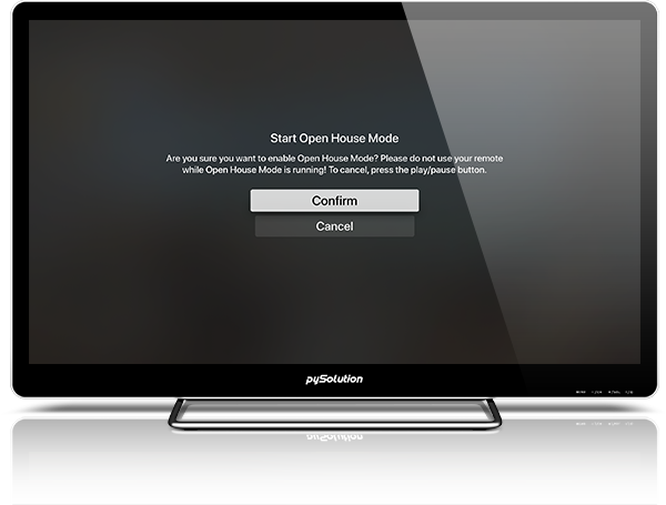 Mockup pyRealtor TV Application Request An Agent